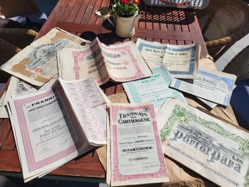 grote collecte vintage waardepapieren, Ophalen of Verzenden