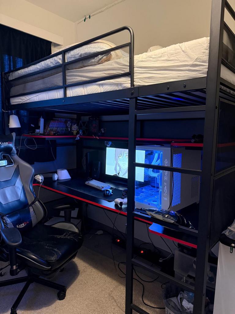 Lis mezzanine, 90 cm, Lit mi-hauteur mezzanine, Une personne, Enlèvement