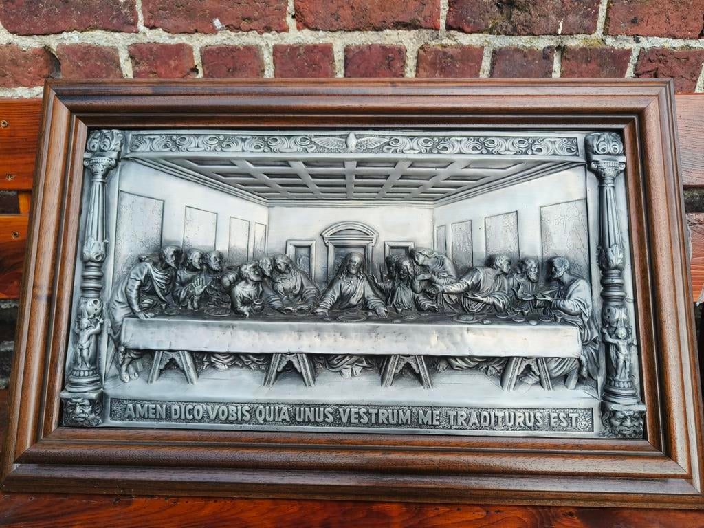 Dessin 3D en étain de la dernière Cène, Antiquités & Art, Enlèvement