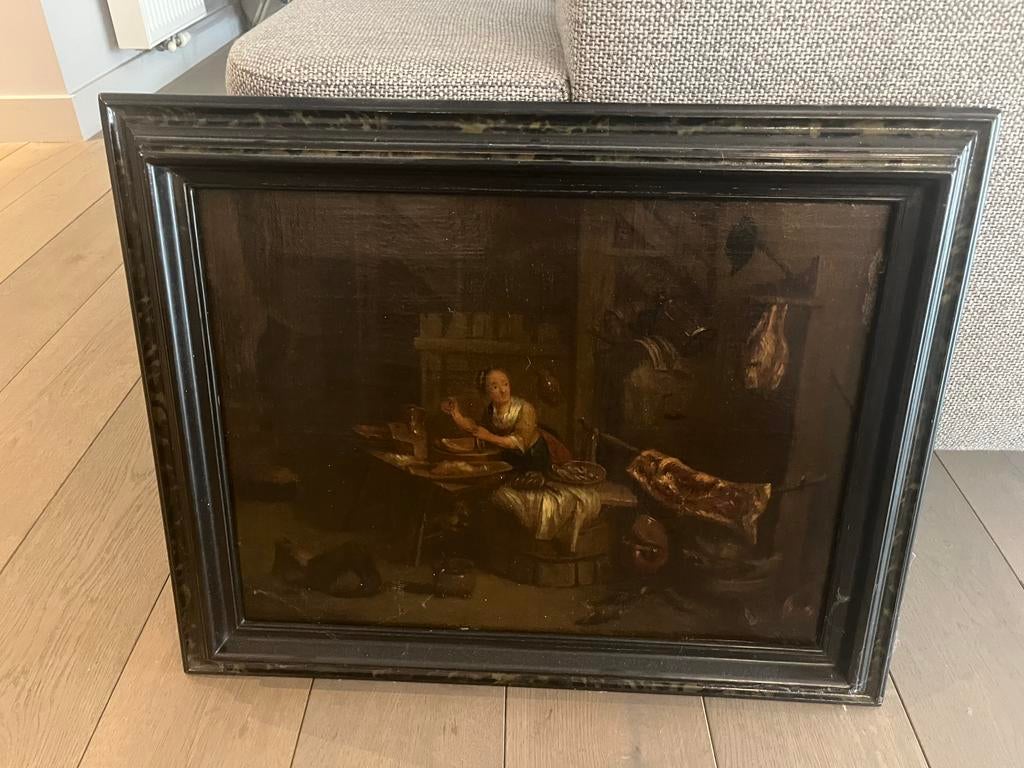 Peinture ancienne/cuisine classique/scène, Enlèvement