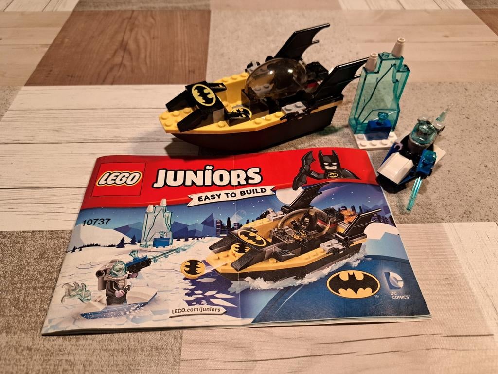 Lego juniors set 10737 batman VS mr freeze, Ophalen of Verzenden, Gebruikt, Complete set, Lego