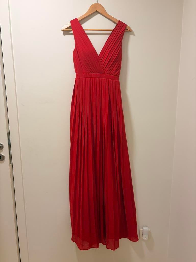 Rood galakleed, maat S, Kleding | Dames, Ophalen of Verzenden, Zo goed als nieuw, Maat 36 (S), Rood