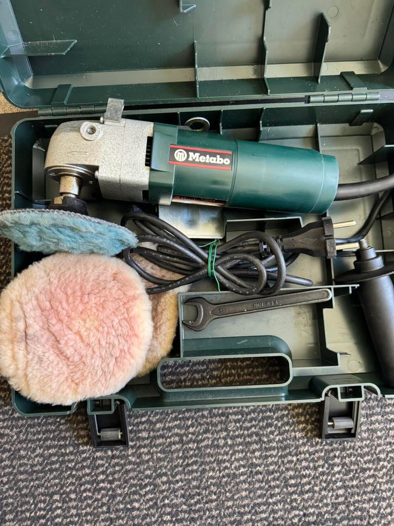 Polıeer machine metabo, Doe-het-zelf en Bouw, Gereedschap | Slijpmachines, Ophalen, Zo goed als nieuw