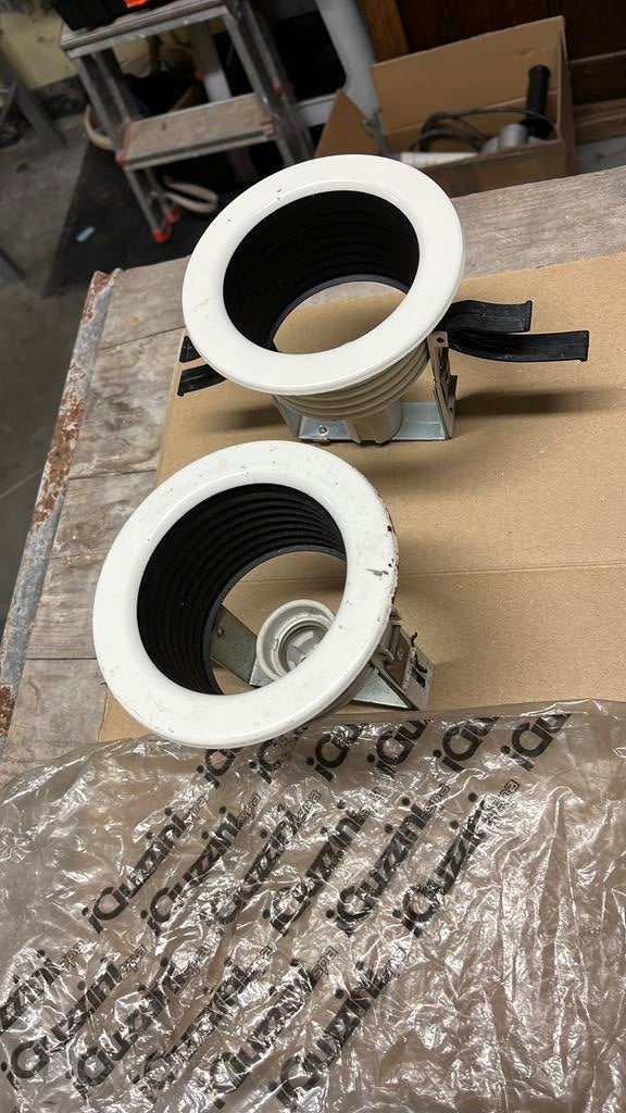 2 inbouwspots vintage, Ophalen