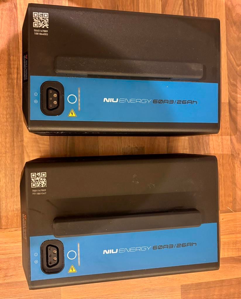Niu Energy 60A3/26Ah NIU NQI GTS 2025 1000KM, Fietsen en Brommers, Ophalen of Verzenden, Zo goed als nieuw