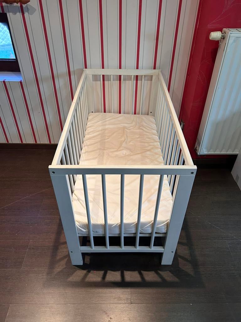 Lit cage, Enfants & Bébés, Enlèvement, Comme neuf, Rectangulaire, Réglable en hauteur