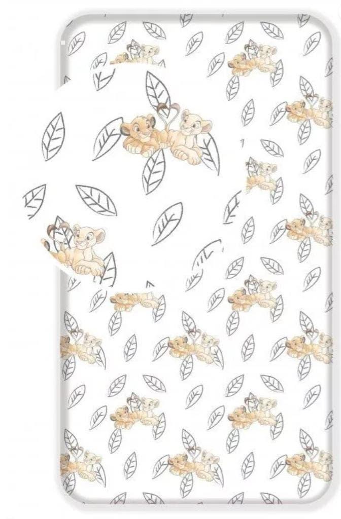 Lion King Hoeslaken 90x200 cm - Disney - Katoen, Enfants & Bébés, Chambre d'enfant | Linge de lit, Neuf, Drap-housse ou Taie d'oreiller
