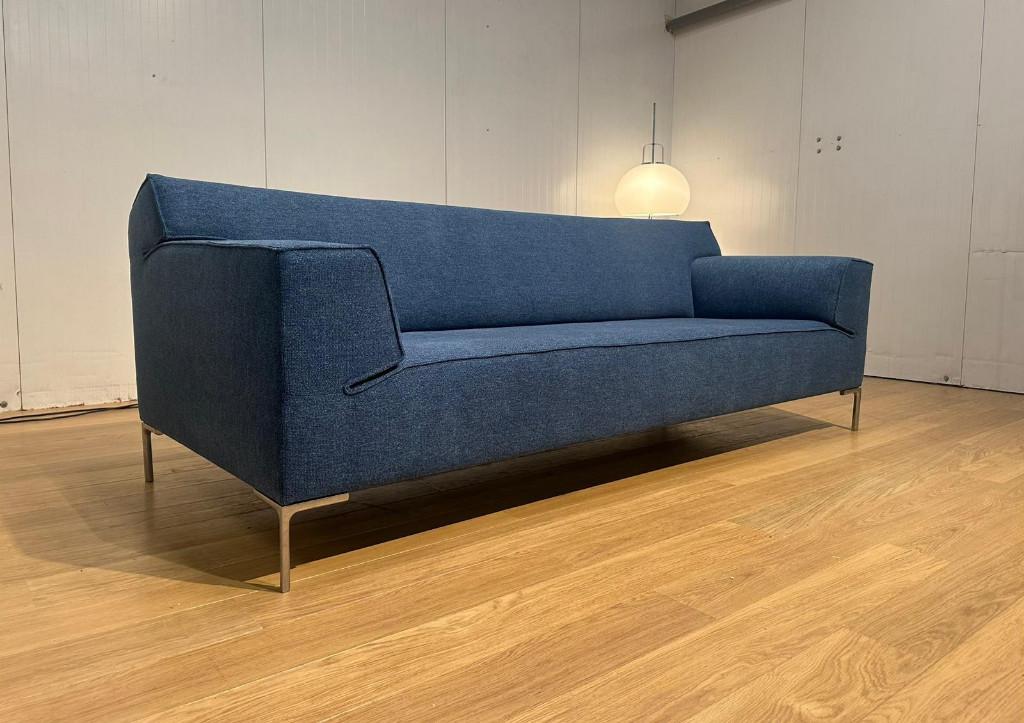 NIEUW Design on Stock Bloq 2.5 Blauw + GARANTIE, 75 tot 100 cm, Ophalen of Verzenden, Rechte bank, Bankstel Bank Zetels Sofa Hoekbank Design bank