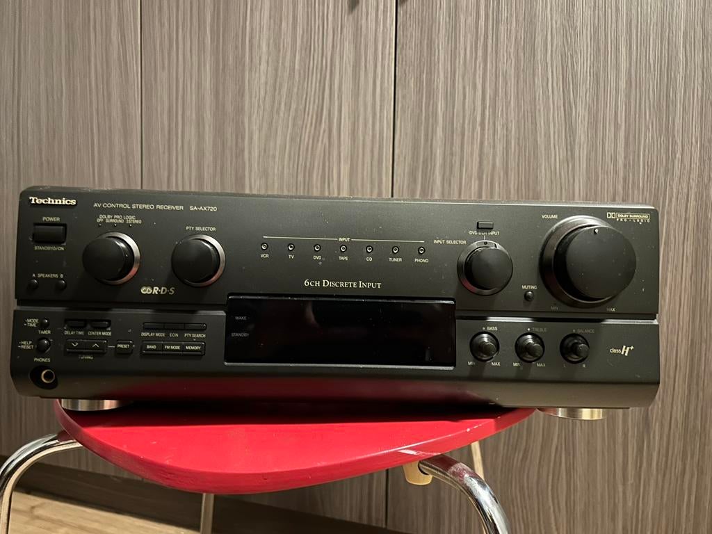 Versterker Technics, TV, Hi-fi & Vidéo, Amplificateurs & Ampli-syntoniseurs, Autres marques, Enlèvement, 120 watts ou plus, Stéréo