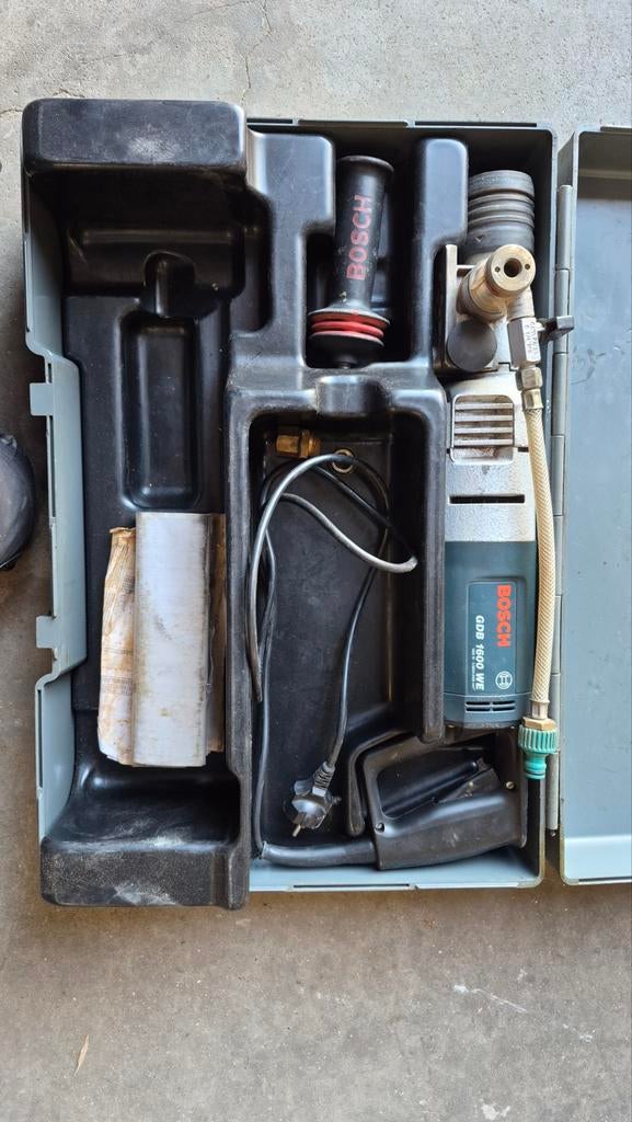 Bosch gdb 1600 we diamantboormachine, Ophalen, Boormachine