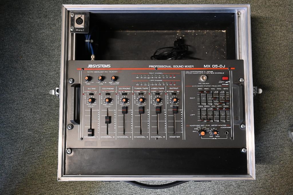 Sound mixer JB Systems MX 05-DJ, Muziek en Instrumenten, Mengpanelen, Ophalen of Verzenden, Gebruikt, 5 tot 10 kanalen, Microfooningang