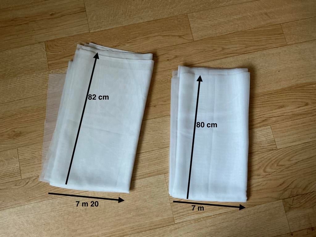 Tissu pour rideau de verre, Neuf, 200 cm ou plus, Moins de 100 cm, Enlèvement