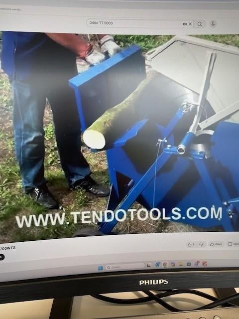 zaagmachine brandhout, Doe-het-zelf en Bouw, Gereedschap | Zaagmachines, Zo goed als nieuw, Overige typen, 1200 watt of meer, 70 mm of meer