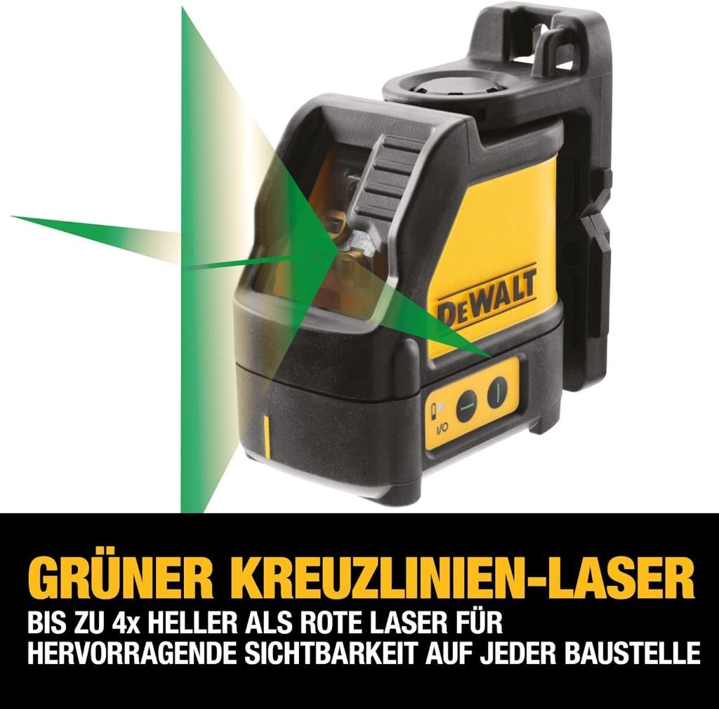DeWALT laser vert en coffret - 2 lignes - 30m - Vert, Enlèvement, Neuf, Autres appareils de mesure ou compteurs