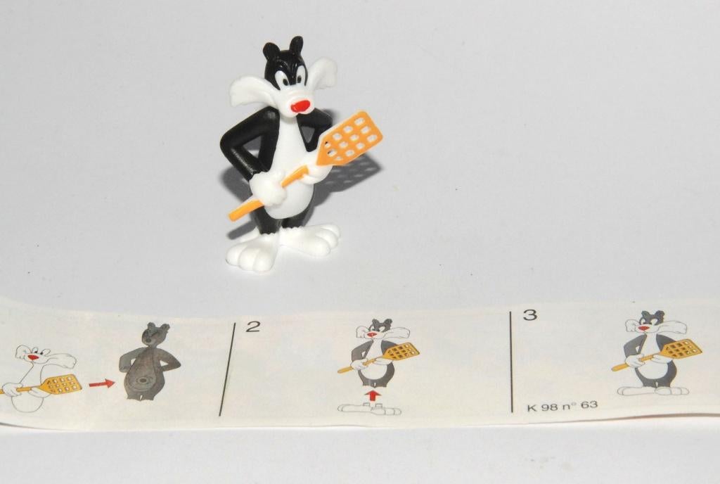 Toons Bugs Bunny en Co. K 98 tegen 63: Sylvester + Boz, Verzamelen, Ophalen of Verzenden, Gebruikt, Steekfiguren