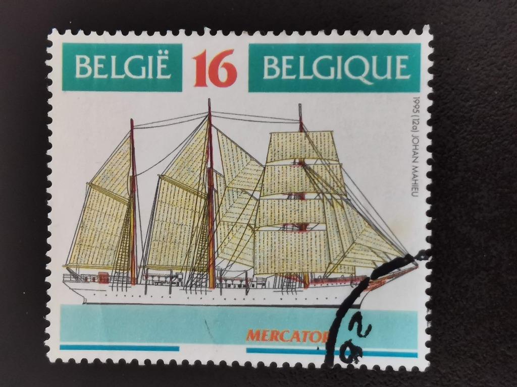 Belgique 1995 - Navires à voiles, Enlèvement ou Envoi, Affranchi, Navigation