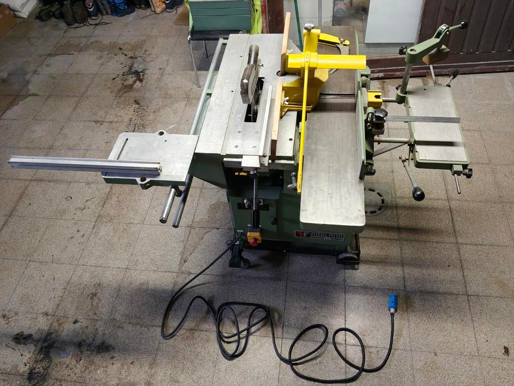 5-voudige combinatiemachine houtbewerking 230V, Doe-het-zelf en Bouw, Gereedschap | Overige machines, Ophalen