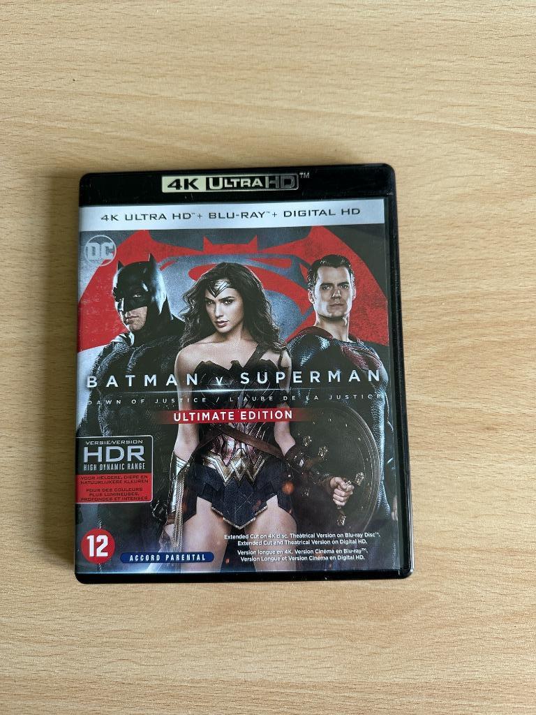 UHD bluray batman vs superman, Ophalen of Verzenden, Zo goed als nieuw, Actie