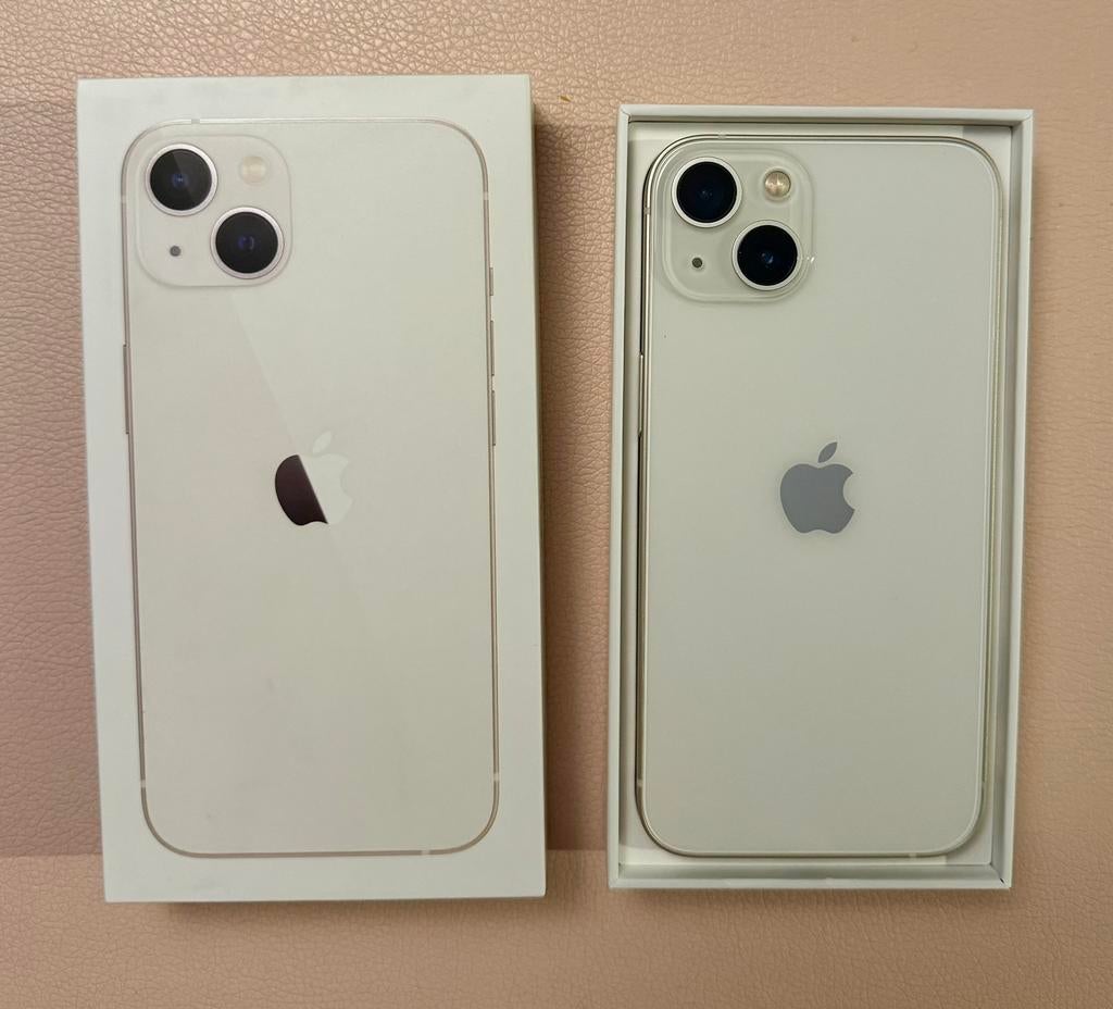 Apple iPhone 13 - 256GB - Starlight - zeer goede staat, Enlèvement ou Envoi, Blanc, 256 GB, IPhone 13