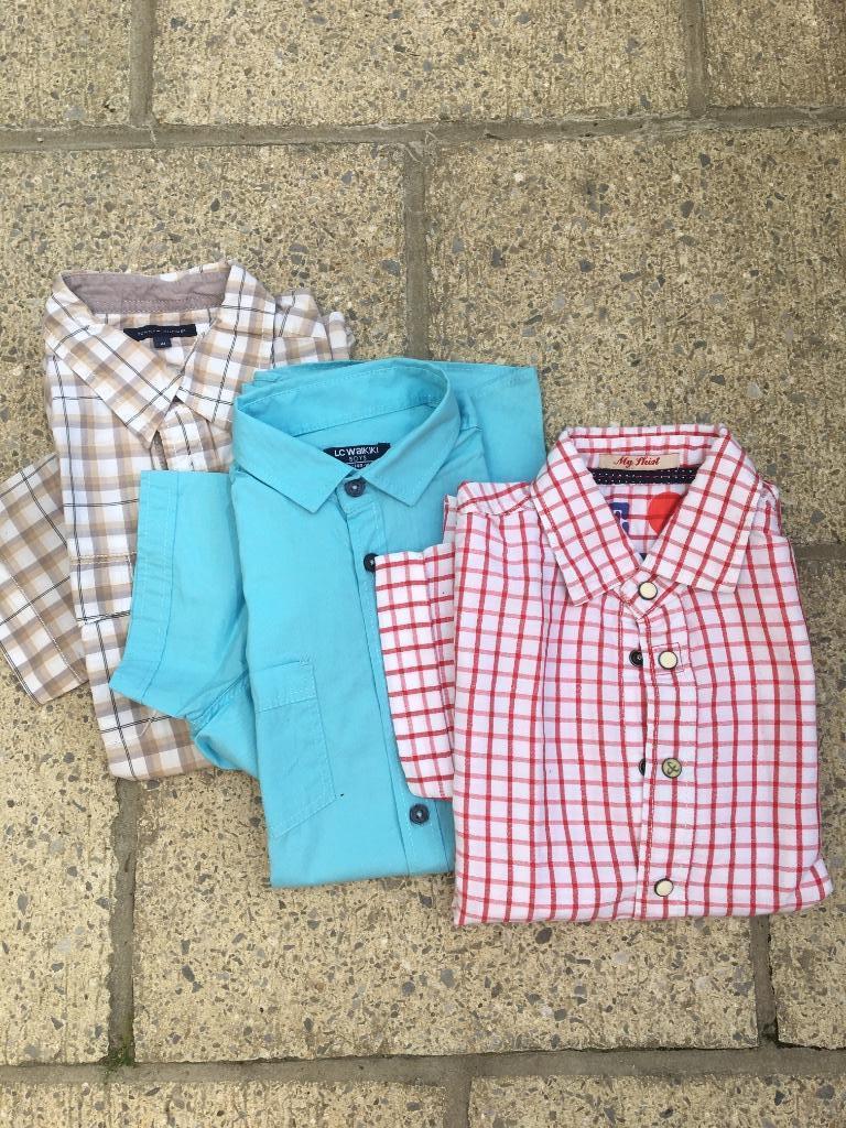 Hemden jongen chemises garcon 140 10, Enfants & Bébés, Garçon, Enlèvement ou Envoi, Chemise ou Chemisier, Comme neuf