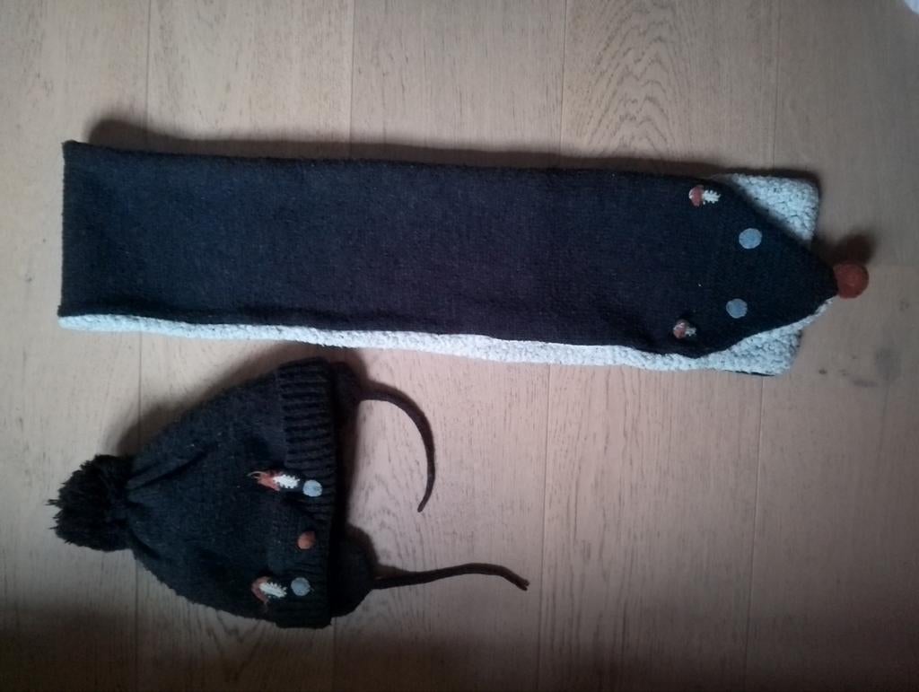 Set muts en sjaal Vos - JBC - maat 52, Ophalen of Verzenden, Gebruikt, Muts