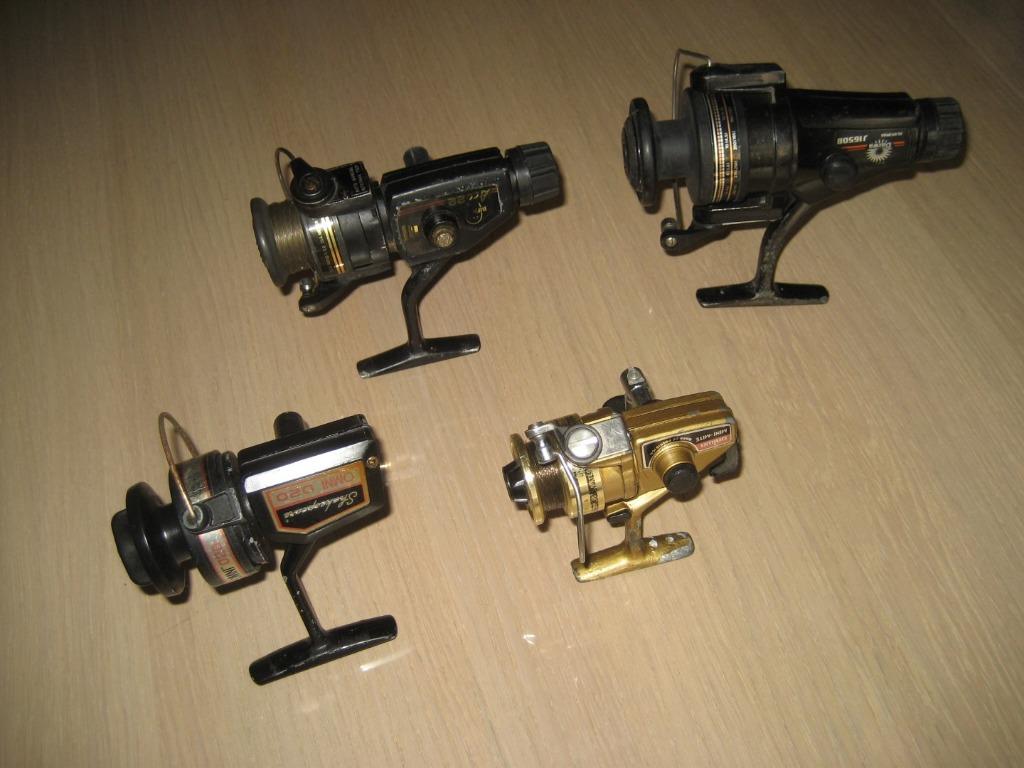 3 vintage hengel molens, Enlèvement ou Envoi, Utilisé, Moulinet