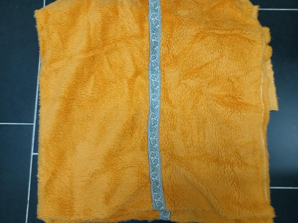 2 couvre-lits orange 1 personne, Enlèvement ou Envoi, Comme neuf, Orange