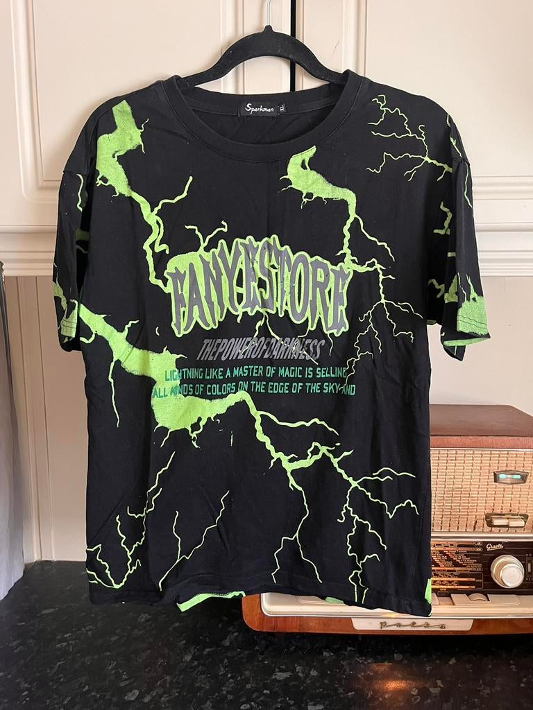 90's look T-shirt / retro look, Enlèvement ou Envoi, Comme neuf, Taille 46 (S) ou plus petite