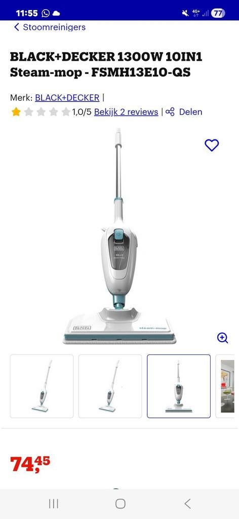 Stoomapparaat, Ophalen