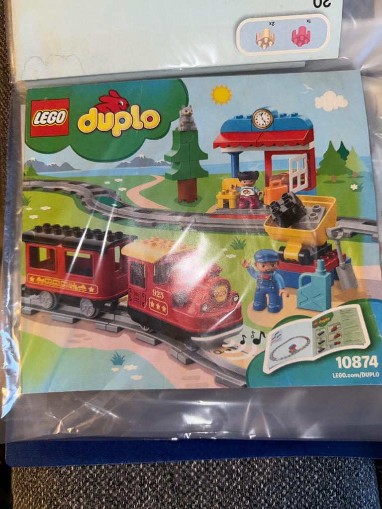 Duplo lego trein, Ophalen of Verzenden, Gebruikt, Complete set, Lego