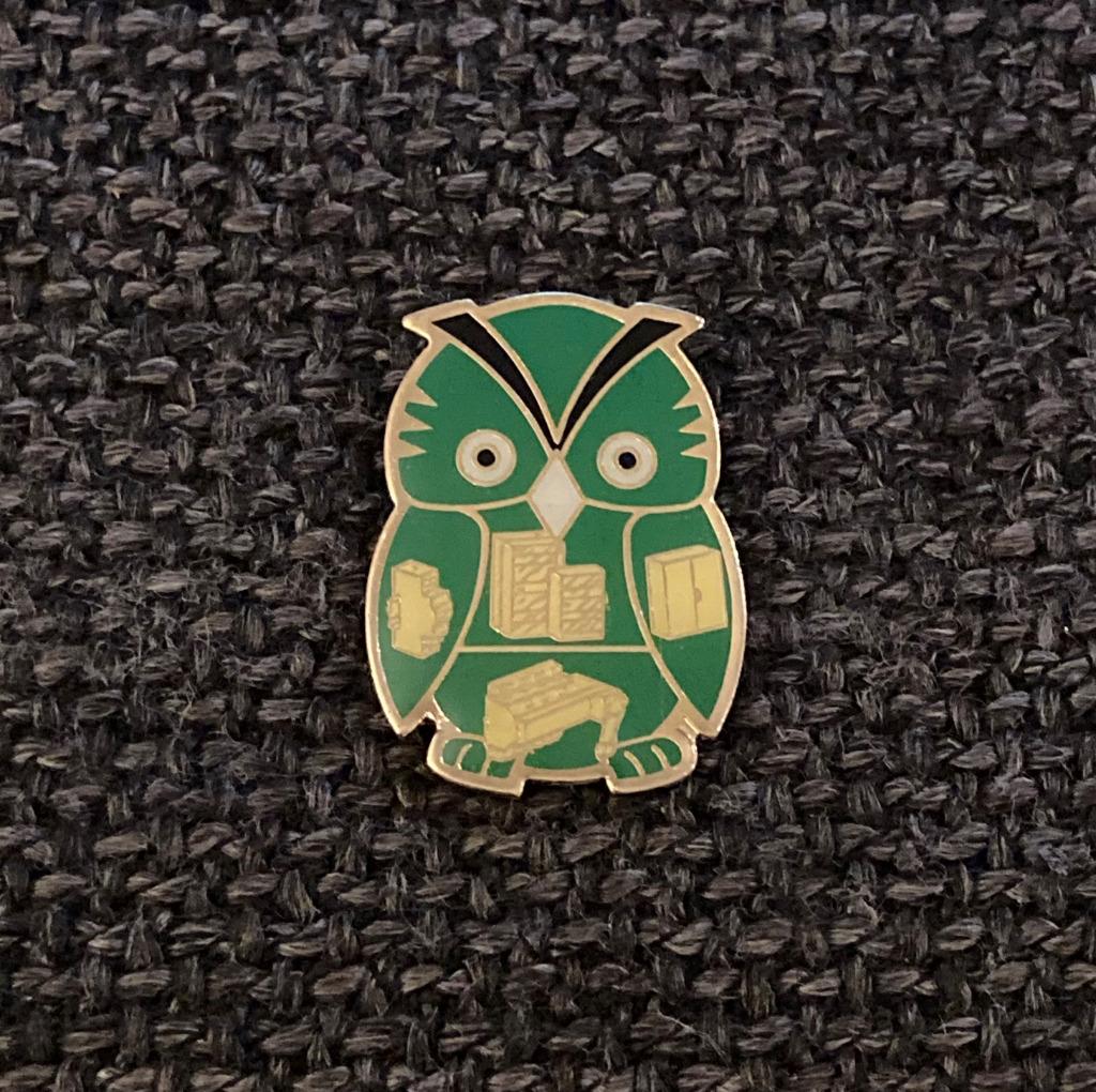 PIN - UIL - CHOUETTE - OWL, Verzenden, Gebruikt, Dier of Natuur, Speldje of Pin