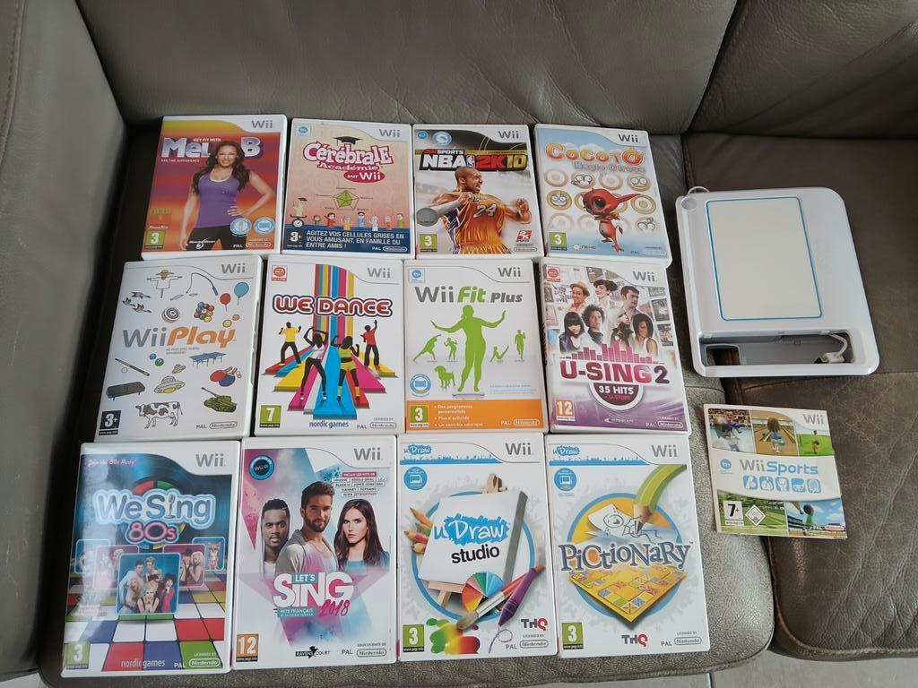 Jeux Wii divers titres (voir descriptif), Enlèvement ou Envoi, Utilisé