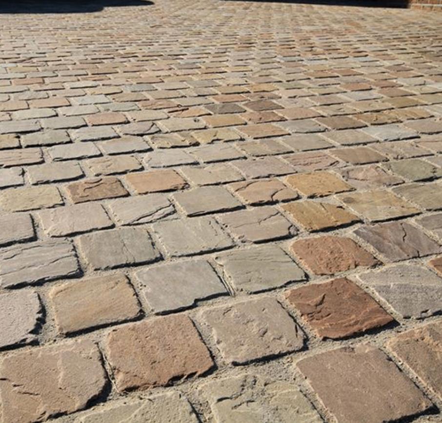 KANDLA veelkleurig of grijs 14x14x5-7cm 29€/m2 excl. BTW, Doe-het-zelf en Bouw, Metselstenen, Nieuw, Natuurstenen, Ophalen