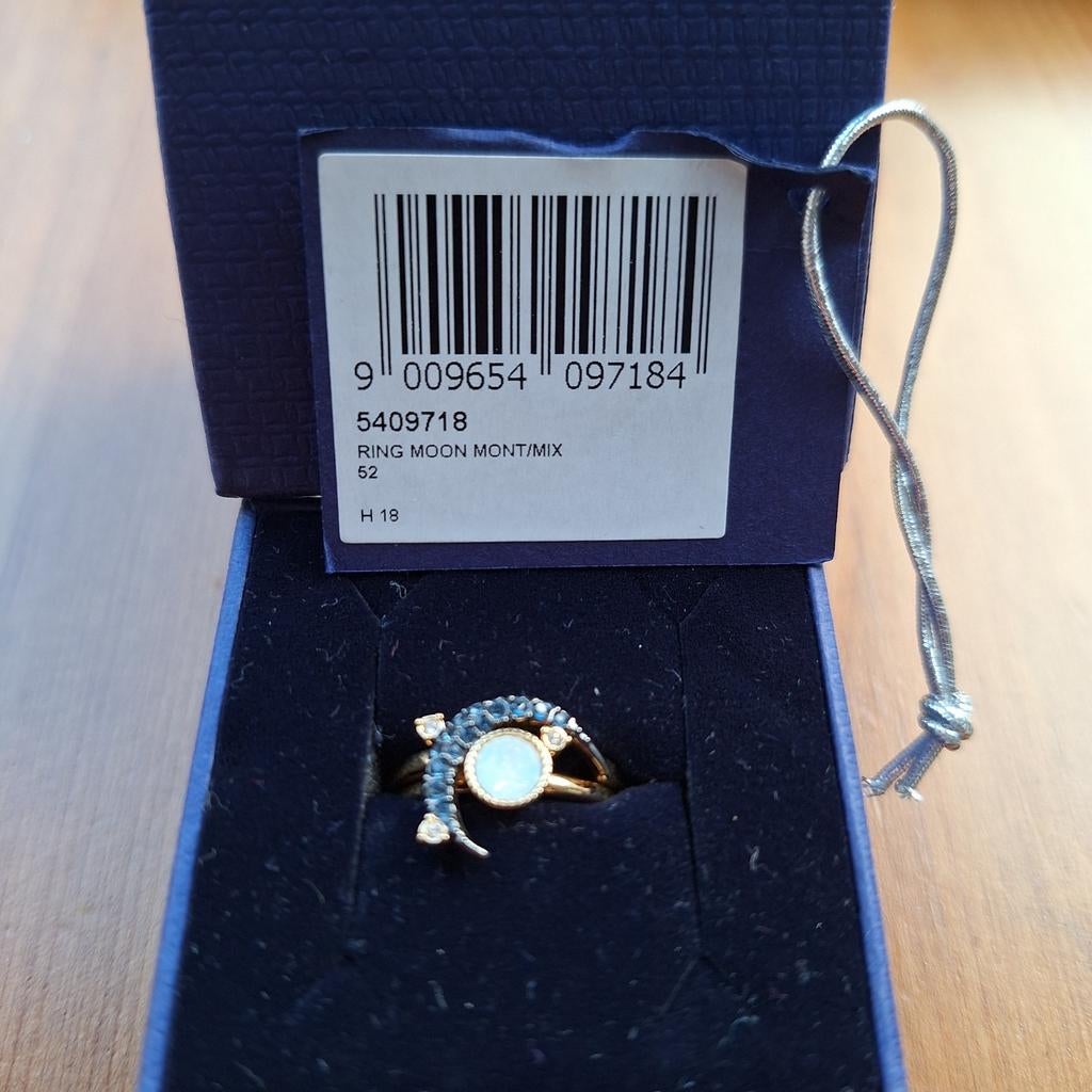 Swarovski bague lune soleil 3 manière de combinaison, Comme neuf