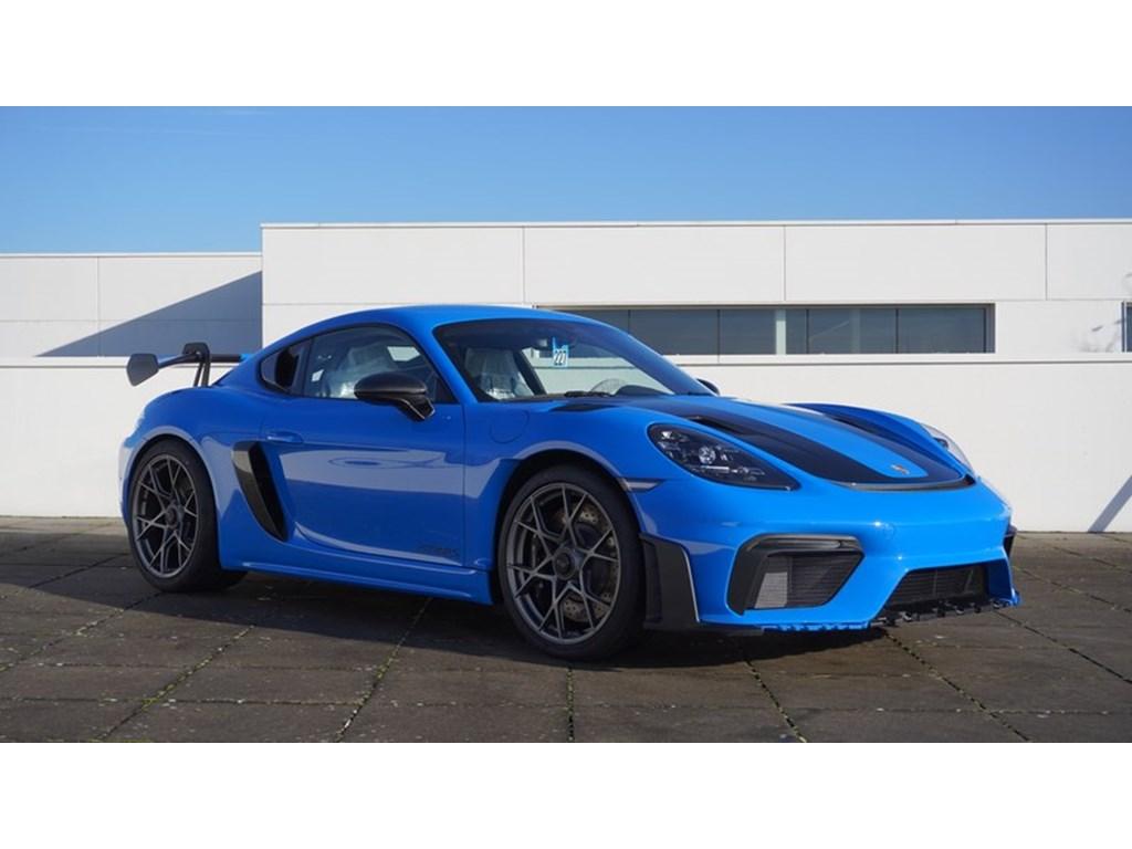 Porsche 718 368kW, Auto's, Porsche, Automaat, Blauw, Navigatiesysteem, 370 kW