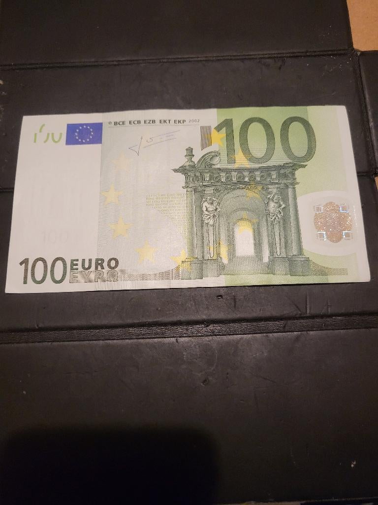 PREMIER BILLET DE 100 EURO 2002 SIGNÉ ARTHUR MAURY !!!, Enlèvement, Italie, 100 euros, Billets en vrac