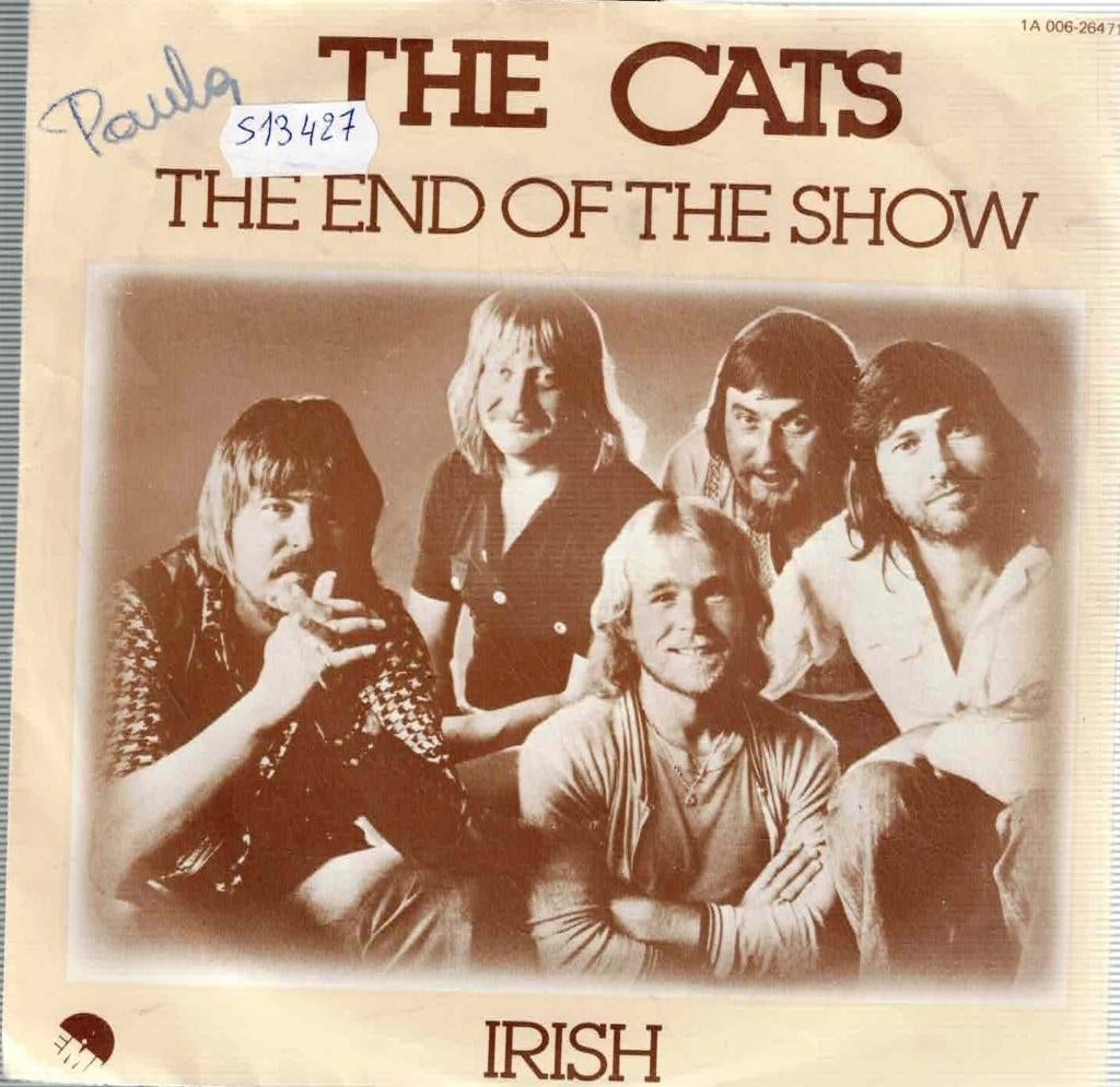 Vinyl, 7"   -   The Cats – The End Of The Show / Irish, Ophalen of Verzenden, Overige formaten
