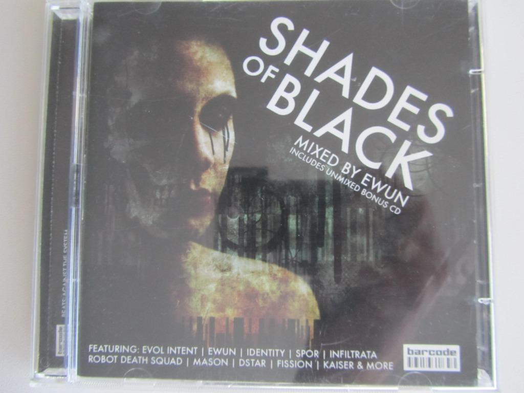 2CD SHADES OF BLACK (Mixed by Ewun)(Drum 'n' Bass), Ophalen of Verzenden, Gebruikt, Drum and bass