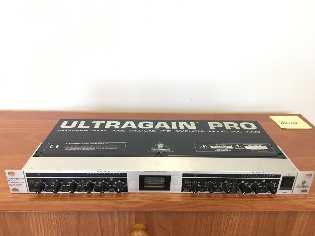 Microphone Behringer Ultragain Pro 2200, Enlèvement, Utilisé, Autres types