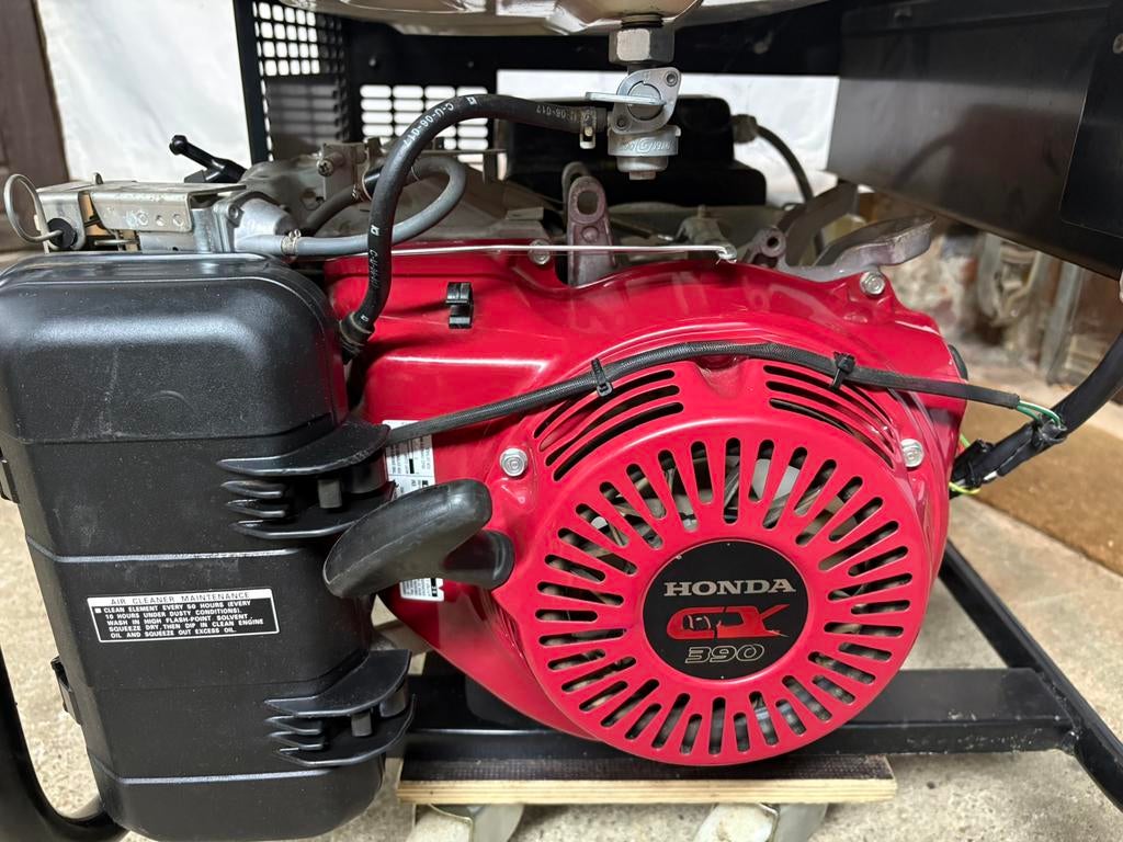 Générateur Europower 7kVA EP7000LN avec moteur Honda., Bricolage & Construction, Enlèvement, Comme neuf, 5 à 10 kVA, Essence