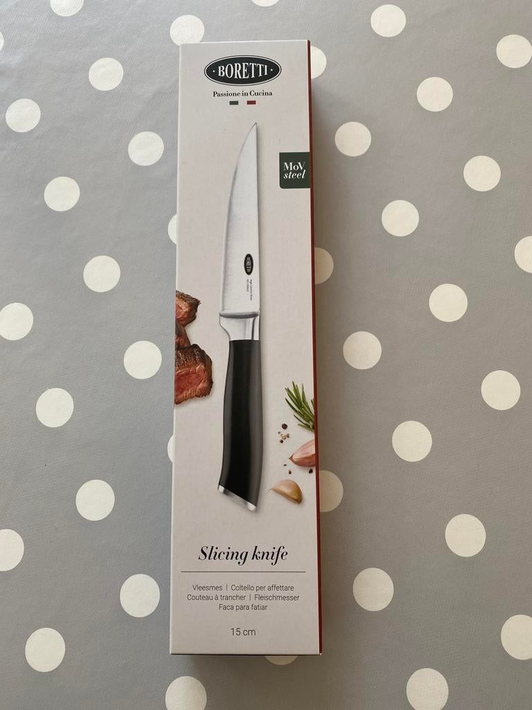 Boretti vleesmes, Maison & Meubles, Neuf, Résiste au lave-vaisselle, Couverts en vrac, Enlèvement ou Envoi