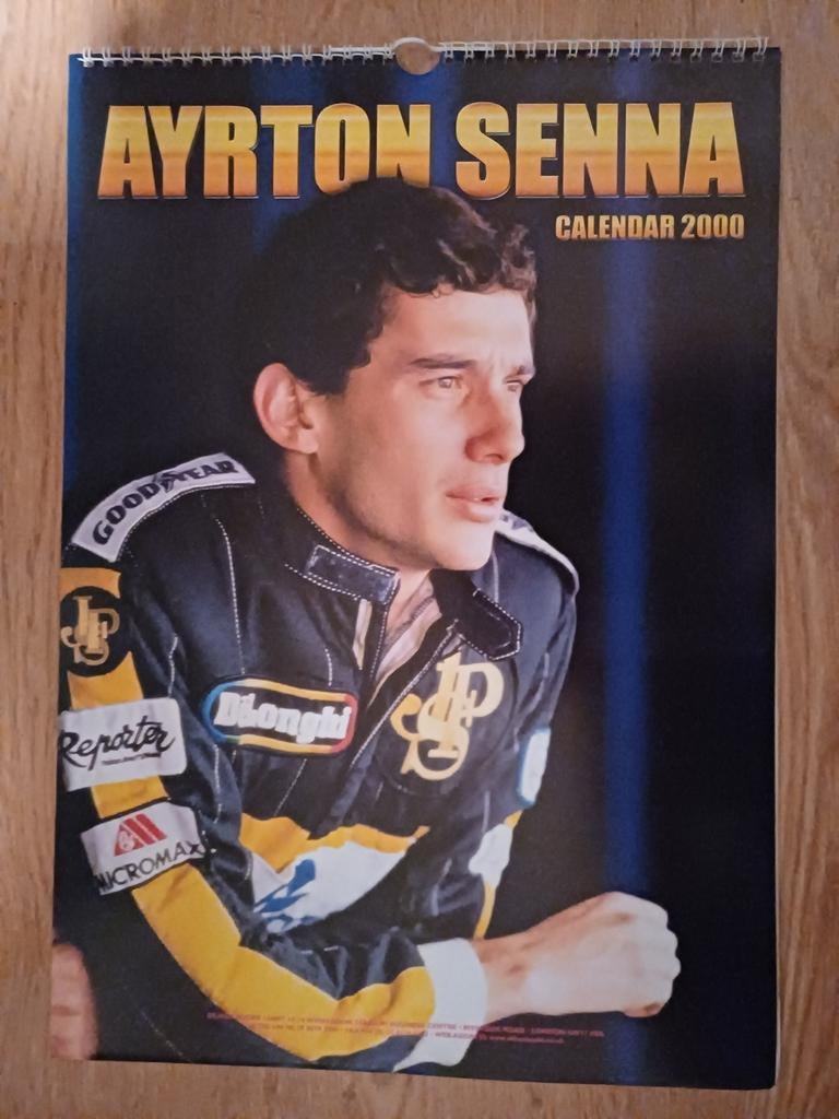 Kalender Ayrton Senna A3 2000, Ophalen of Verzenden, Formule 1