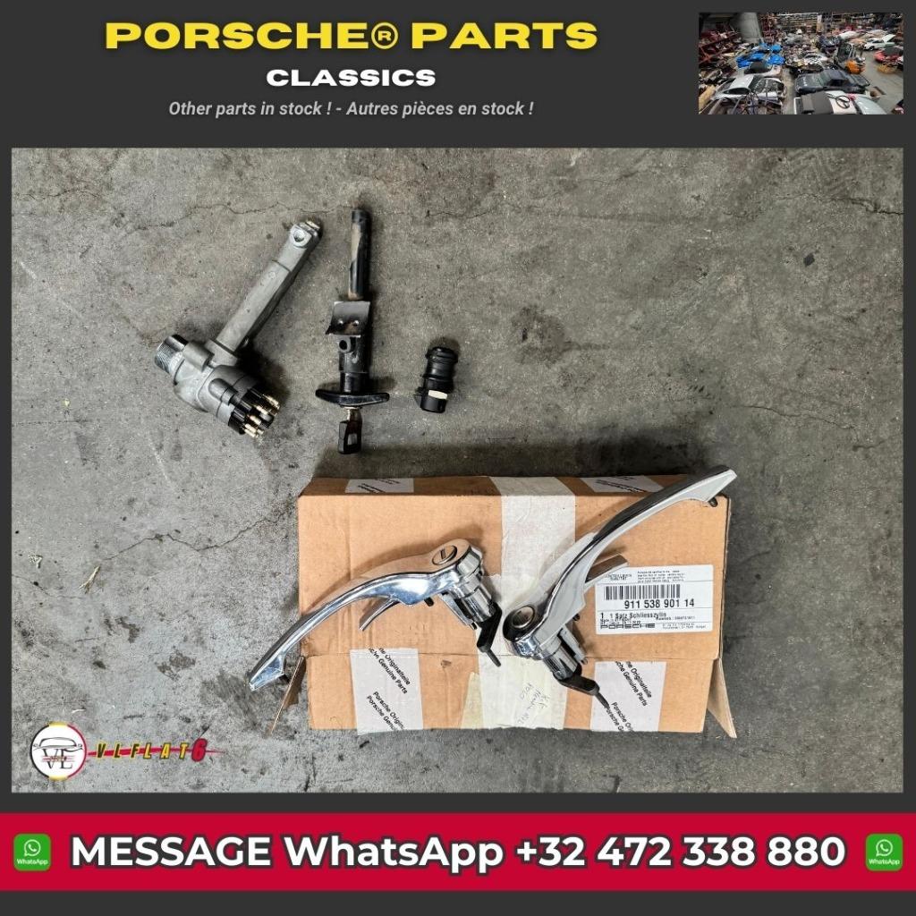 Kit clé + serrure Porsche classique, Autos : Pièces & Accessoires, Électronique & Câbles, Enlèvement, Utilisé, Porsche