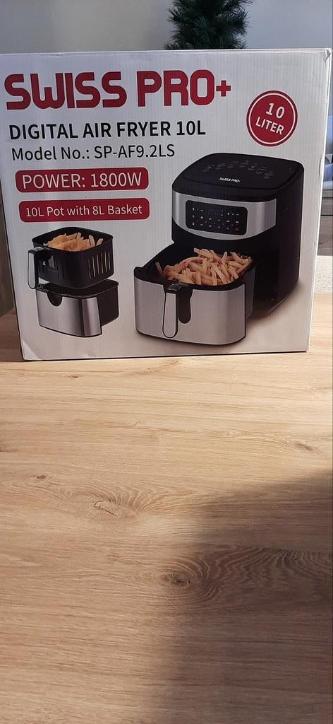 Airfryer SWISS  PRO+, Elektronische apparatuur, Airfryers, Ophalen of Verzenden, Nieuw, Airfryer XXL