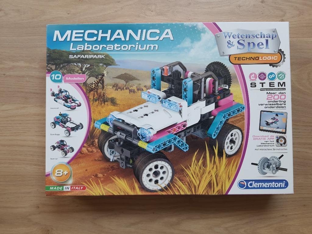 Clementoni Mechanica Laboratorium Pink Jeep Safari NIEUW, Ophalen, Bouwen