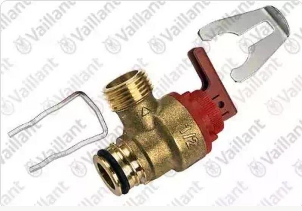 Bulex/Vaillant soupape de sécurité 3 Bar, Laiton 100% neuve, Enlèvement ou Envoi, Neuf