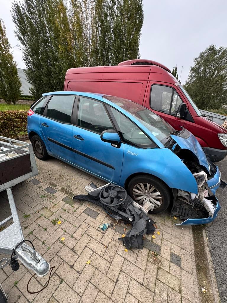 Citroen c4 picasso voor onderdelen, Auto's, Voorwielaandrijving, Euro 5, Stof, Blauw