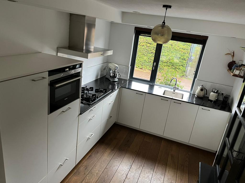 Cuisine d'angle complète + équipement + DÉMONTÉE, Maison & Meubles, Cuisine | Cuisines complètes, Enlèvement ou Envoi, Comme neuf