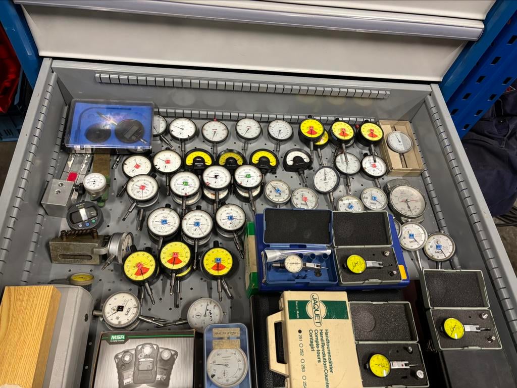 Meetgereedschap mitutoyo tesa mahr bowers kafer baker, Enlèvement