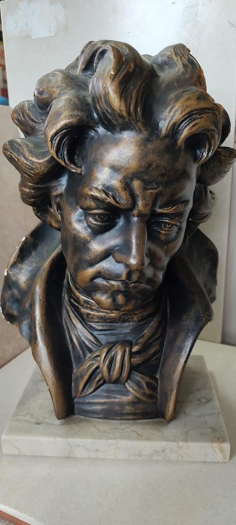 Mooie buste beeld kunstwerk Déposé 201, Antiek en Kunst, Kunst | Beelden en Houtsnijwerken, Ophalen of Verzenden